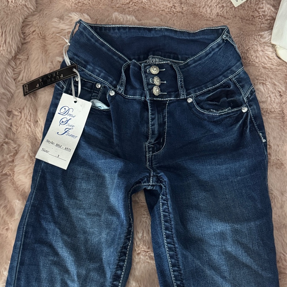 Diamond diva star butt lifting jeans